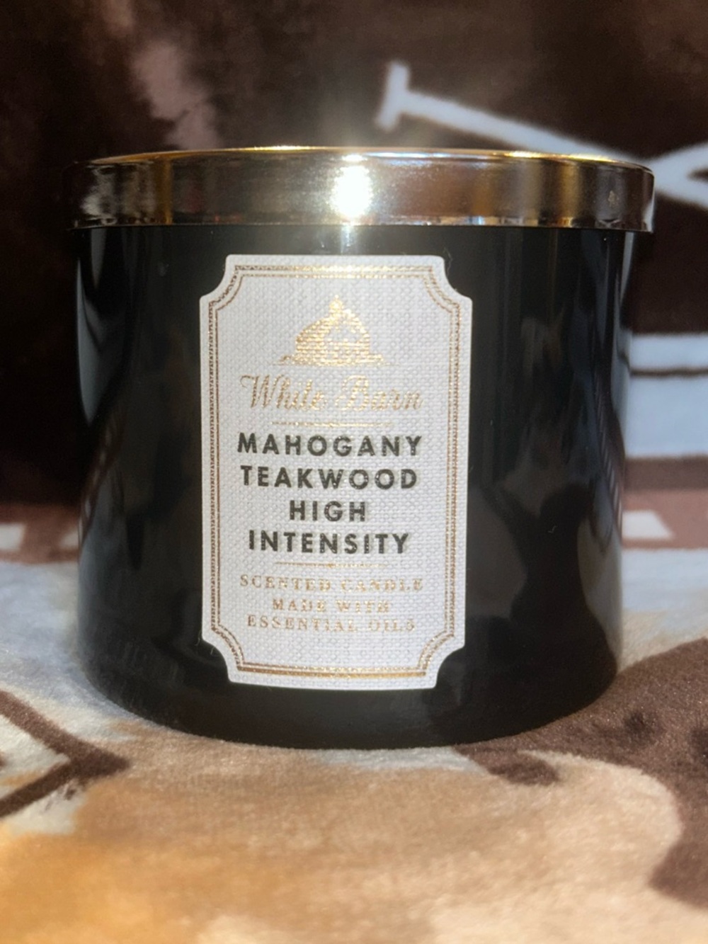 Bath and Body Works Mahogany Teakwood High Intensity 3 wick